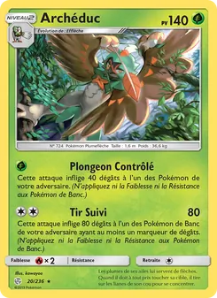 Carte Pokémon Archéduc 20