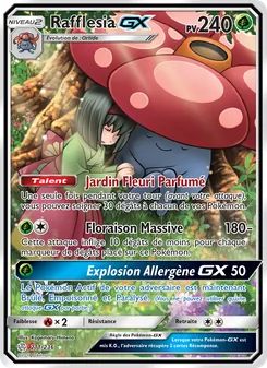 Carte Pokémon Rafflesia GX 211