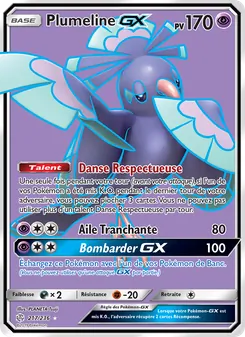 Carte Pokémon Plumeline GX 217