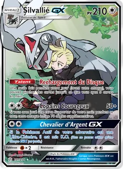 Carte Pokémon Silvallié GX 227 — Éclipse Cosmique