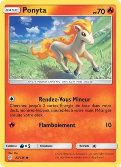 Carte Pokémon Ponyta 23