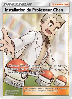 Carte Pokémon Installation du Professeur Chen 233