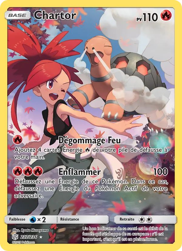 Carte Pokémon Chartor 237/236 de l'extension Éclipse Cosmique