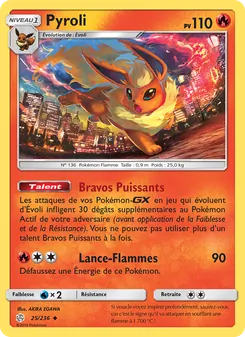 Carte Pokémon Pyroli 25