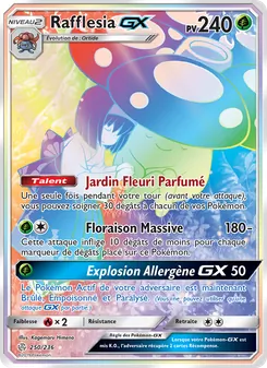 Carte Pokémon Rafflesia GX 250