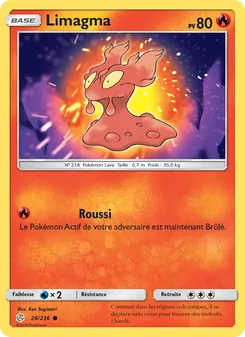 Carte Pokémon Limagma 26