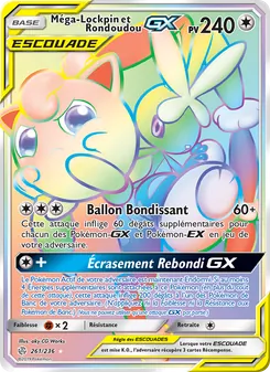 Carte Pokémon Méga-Lockpin et Rondoudou GX 261