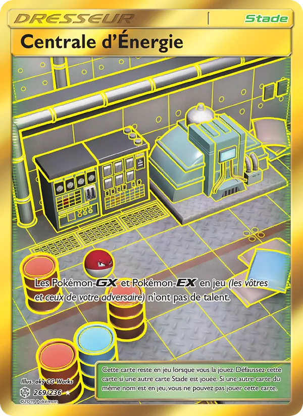 Carte Pokémon Centrale d’Énergie 269/236 de l'extension Éclipse Cosmique