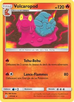 Carte Pokémon Volcaropod 27
