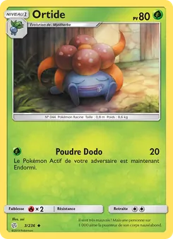 Carte Pokémon Ortide 3