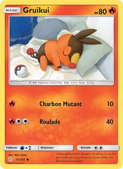 Carte Pokémon Gruikui 31