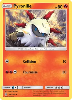 Carte Pokémon Pyronille 34
