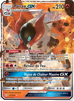 Carte Pokémon Pyrax GX 35