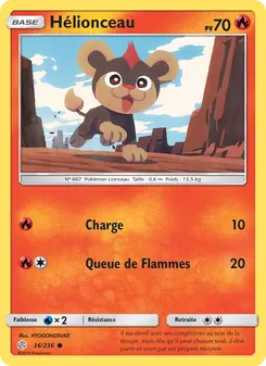 Carte Pokémon Hélionceau 36