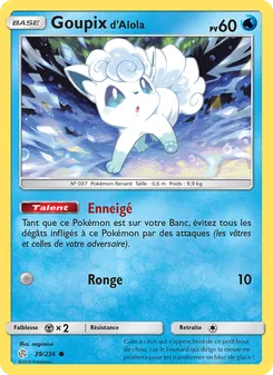 Carte Pokémon Goupix d’Alola 39