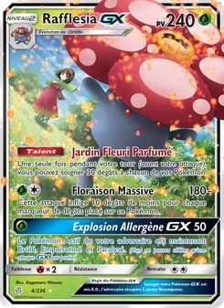 Carte Pokémon Rafflesia GX 4