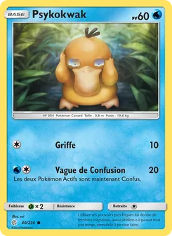 Carte Pokémon Psykokwak 40