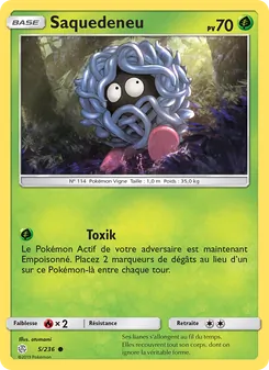 Carte Pokémon Saquedeneu 5