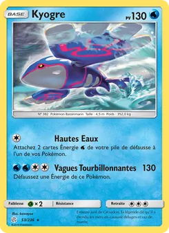 Carte Pokémon Kyogre 53