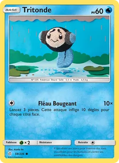 Carte Pokémon Tritonde 58
