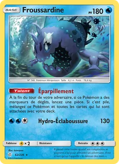 Carte Pokémon Froussardine 62