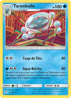 Carte Pokémon Tarenbulle 65 — Éclipse Cosmique