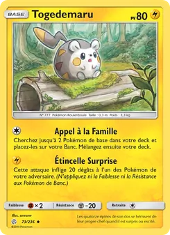 Carte Pokémon Togedemaru 73