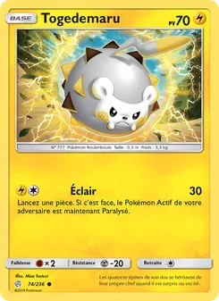 Carte Pokémon Togedemaru 74