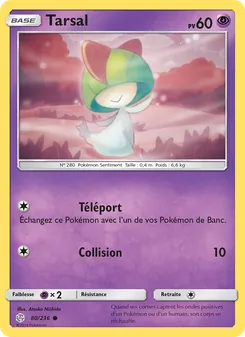 Carte Pokémon Tarsal 80