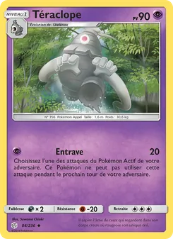 Carte Pokémon Téraclope 84