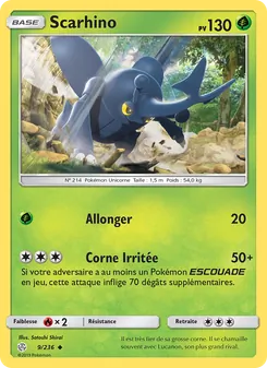 Carte Pokémon Scarhino 9