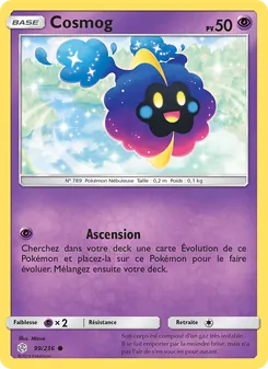 Carte Pokémon Cosmog 99