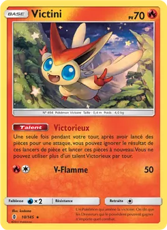Carte Pokémon Victini 10 — Gardiens Ascendants