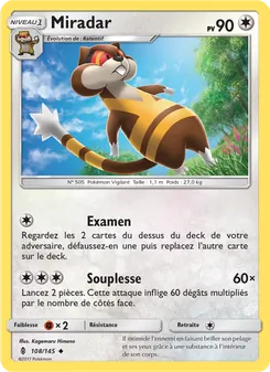 Carte Pokémon Miradar 108 — Gardiens Ascendants