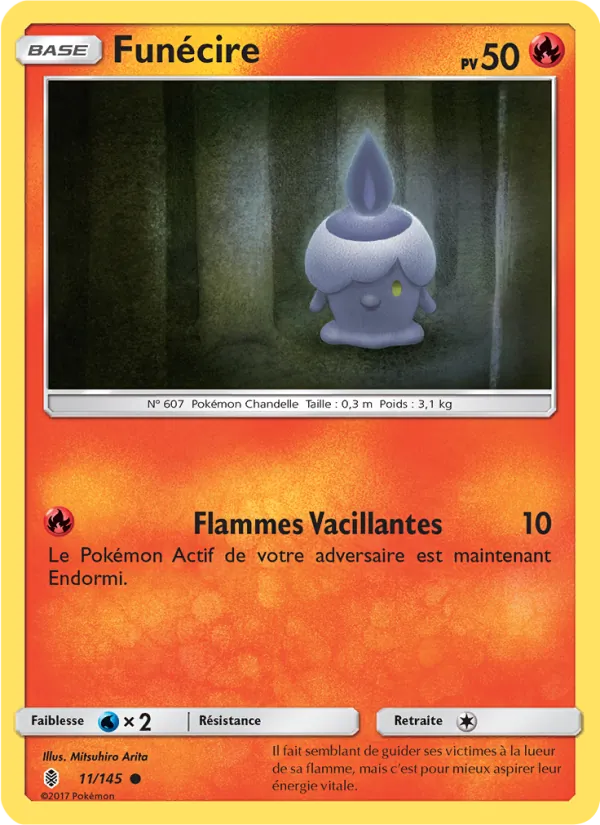Carte Pokémon Funécire 11/145 de l'extension Gardiens Ascendants