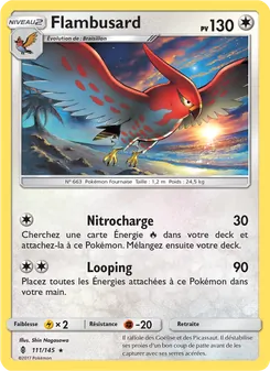 Carte Pokémon Flambusard 111 — Gardiens Ascendants