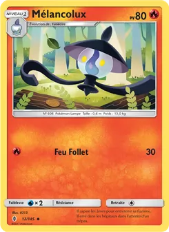 Carte Pokémon Mélancolux 12