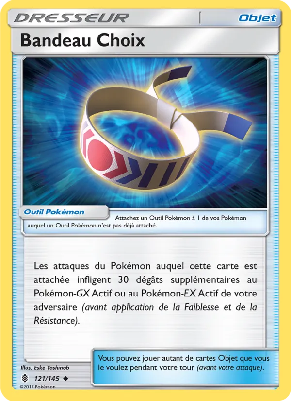 Carte Pokémon Bandeau Choix 121/145 de l'extension Gardiens Ascendants