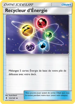Carte Pokémon Recycleur d’Énergie 123