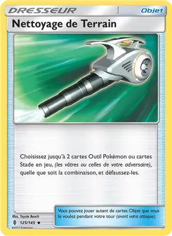 Carte Pokémon Nettoyage de Terrain 125