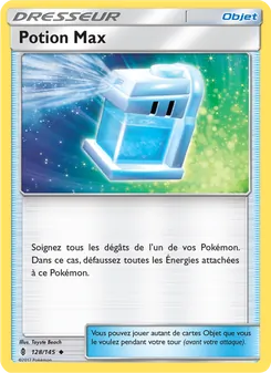 Carte Pokémon Potion Max 128
