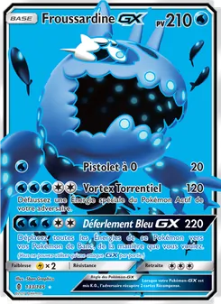 Carte Pokémon Froussardine GX 133