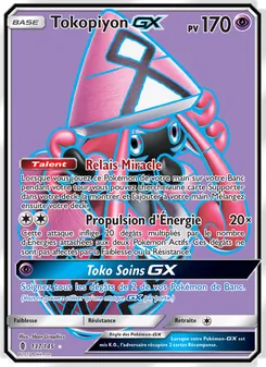 Carte Pokémon Tokopiyon GX 137 — Gardiens Ascendants