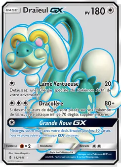Carte Pokémon Draïeul GX 142 — Gardiens Ascendants