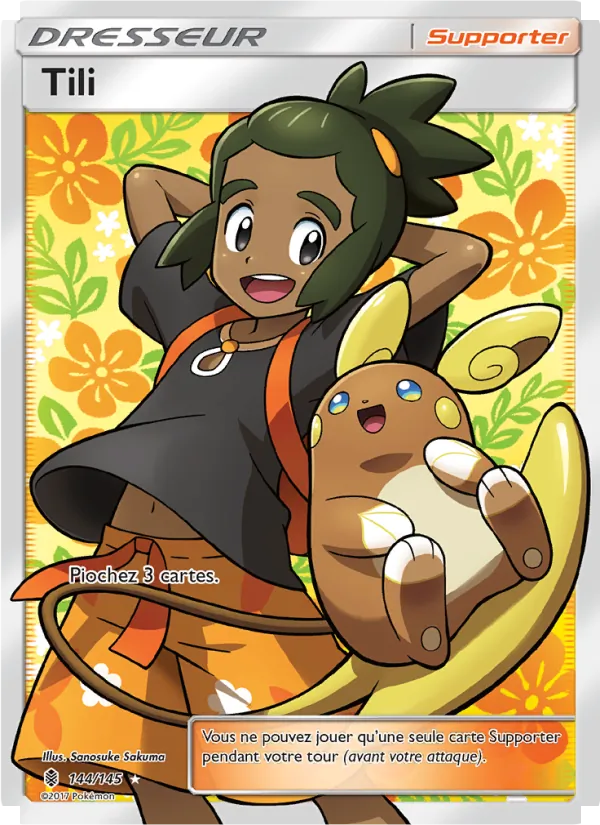 Carte Pokémon Tili 144/145 de l'extension Gardiens Ascendants