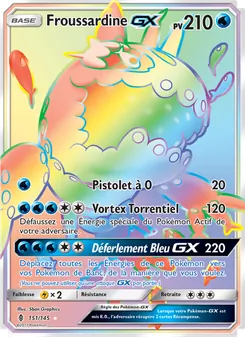 Carte Pokémon Froussardine GX 151 — Gardiens Ascendants