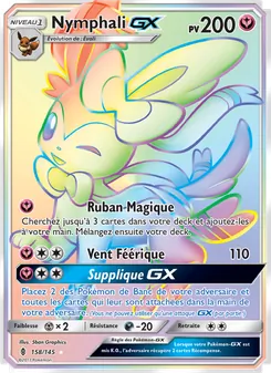 Carte Pokémon Nymphali GX 158 — Gardiens Ascendants
