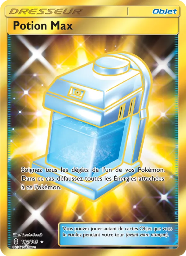 Carte Pokémon Potion Max 164/145 de l'extension Gardiens Ascendants