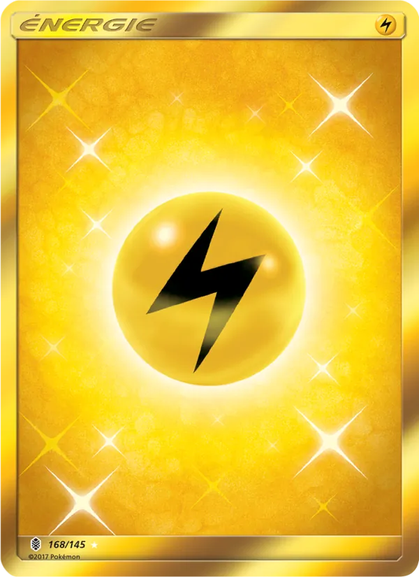 Carte Pokémon Énergie Électrique 168/145 de l'extension Gardiens Ascendants