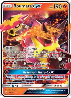Carte Pokémon Boumata GX 18